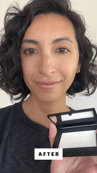 Pai after using the Nars Light Reflecting Pressed Setting Powder